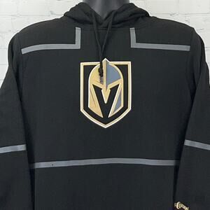Las Vegas Golden Knights Hoodie Hooded Sweatshirt Station Casinos Black M Medium